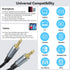 AUX Cable 10ft, 3.5mm Male to Male 10 Feet Long Aux Cord for Car Auxiliary to Aux Cables - Hi-Fi Sound