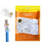 RJ45 Cat5 Cat5e Connectors End Pass Through Gold Plated 8P8C UTP Ethernet Network Plug (100Pack)