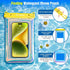 Waterproof Phone Pouch Floating - 2 Pack, Underwater Cell Phone Holder with Lanyard for iPhone 15 Pro Max, Galaxy