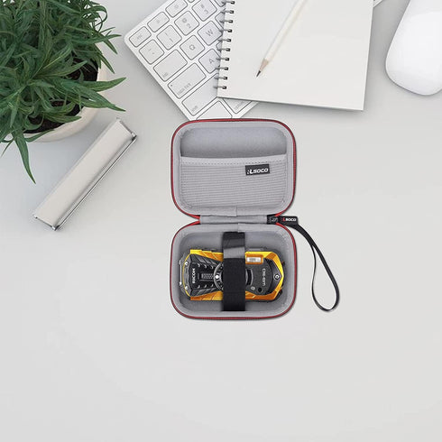 RLSOCO Hard Case for Digital Camera OM SYSTEM Tough TG-6/TG-5/TG-4 Waterproof Camera, AbergBest 21 Mega, Canon