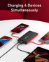 VEEKTOMX Portable Charger 10000mAh with Built-in Cables, Fast Charging USB C Slim Battery Pack for iPhone and Samsung