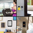 Pack of 2 Phone Magnet Wall Mounted, Large Size Magnetic Phone Attachment Sticker Universal Cellphone Wall Mount Compatible for Apple/Huawei/LG/Samsung Smartphones