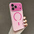 Caseative 17 Crystal Camera Lens Protection Candy Color Magnetic Case for iPhone, Compatible with MagSafe Wireless
