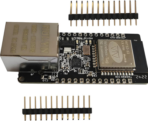 JacobsParts WT32-ETH01 ESP32 Module, Ethernet WiFi Bluetooth Development Board, 100Mbps RJ45