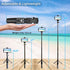 Fugetek 42" Compact Selfie Stick & Tripod, Lightweight Aluminum, Wireless Bluetooth Remote, Travel Ready, Compatible
