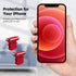 2 Pack Anti Dust Plugs for iPhone, 8 Pin Dust Cover with Mini Storage Box for Charging Port