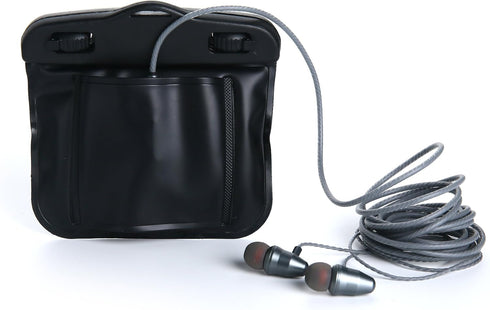 Waterproof MP3 Player Pouch For Swimming - Key Holder Case with Adjustable Armband and Neck Lanyard for Arm Wrist or