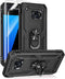 Androgate Military-Grade Metal Ring Holder Case for Samsung Galaxy S7, Shockproof Cover with HD Protectors
