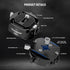 Neewer GM34 Camera Quick Release Plate Kit, Auto Lock Square QR Mount Plate with Arca Type Clamp Base