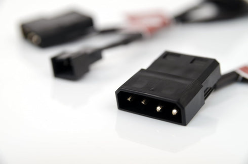 Noctua NA-SAC1, 3 to 4 Pin Adaptor Cables for PC Fans, Black