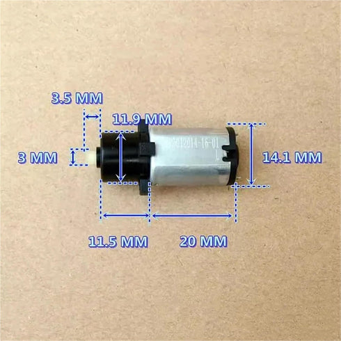 GJWBAKS 1pc 12mm 5V 6V 350RPM Planetary Gear Motor Mini Micro Plastic Gear Box Reduction Motor DIY Robot Smart Car Toy