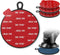 Dashboard Pad Mounting Disk for Suction Cup, Large Plastic 3M Extra Strong Adhesive Disc for Dash Windshield Holder,