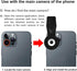 Veedzoens 60mm 17mm Telephoto Lens for iPhone Android Smartphone, Compatible with SmallRig NEEWER Phone Cage
