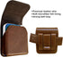 for Samsung Galaxy Z Flip 5/4/3 Belt Holster Phone Case, Leather Phone Pouch, Belt Clip Phone Holder for Motorola Razr