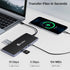 BFADEHA 3 14 1 HDMI*2, 4K60Hz, 10Gbps 1Gbps USB C Universal Docking Station for Monitors, Power Adapter Attached