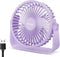 TriPole USB Desk Fan, 4.5 Inches Portable Mini Fan with 3 Speeds and 360° Head Rotation for Home Office