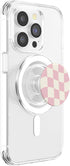 PopSockets MagSafe PopGrip for Danish Pastel Aesthetic Pink Checkered