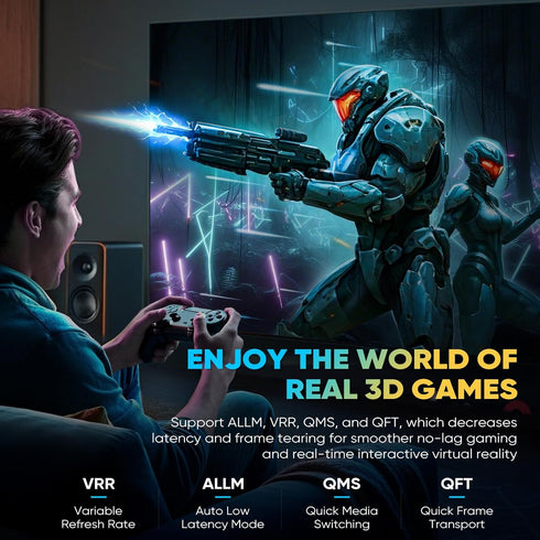 Yuaice 10K 8K 4K 2.1 5FT/1.5M, 48Gbps 8K@60Hz 4K@120Hz, 2.2 2.3, HDR10, TV/PS5/Xbox/HDTV/Blu-ray HDMI Cable Ultra High