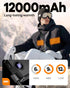 Muvenes Pack, 12000mAh 5V/2A 7.4V Heated Vest Battery Portable Power Charger Power Bank with LED Display, Compatible