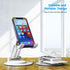 YXLILI 360 iPhone14/13/12/11 iPad(4-12.9 inch) Foldable Phone Stand Adjustable Angle Height Cell Phone Holder for Desk
