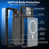 Waterproof Case for iPhone 15, Built-in Screen Protector, Shockproof Dustproof Full Body Cover Compatible with Magsafe
