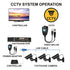 Passive Video Balun Connectors, 11 Pairs with Power Connector for CCTV Security Camera System