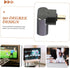 Veemoon Video Connector Adapter for Laptop and Projector Female to Male Angled Converter Space-Saving Design for Signal