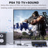HDMI Audio Extractor, 4K HDMI to HDMI Splitter with 3.5mm AUX Audio, Compatible with TV, PC, PS3/4/5, Projector