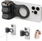 Keledz Magnetic Phone Camera Grip, Smartphone Shooting Holder Selfie Handle Snap with Wireless