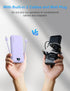 Ffnpua 10000mAh Pack 5 4 Portable Charger with Wall Plug, USB C Power Bank Fast Charging, External Battery with Built