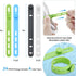 Cbfoeyk 24 5Inch (4 Pcs Silicone Cable Ties, Wire Cord Organizer, Cord Ties Reusable Cable Organizer Cable Management