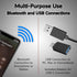 Cyber Acoustics USB & Bluetooth Speaker Bar (CA-2890BT), USB Powered Speaker with Speakerphone for PC, Bluetooth for