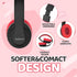 85/94dB 60 5.3, Headsets JoySpark Kids Bluetooth Headphones, Lightweight Wireless Headphones for Kids, Volume Limited