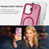 BENTOBEN iPhone 14 Pro Case, Plum Red - Slim Fit, Shockproof, Translucent Matte, Compatible with MagSafe, 6.1" Cover.