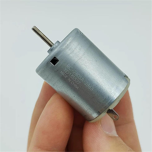 AYEXNSW RC-280SA-2865 280 5V 6V 7.4V 9V 16000RPM 24mm 1Pcs Mini Motor DC High Speed Mini Electric Motor DIY Hobby Toy