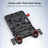 SmallRig Battery Plate with V-Lock Mount and Dual 15mm Rod Clamp for Camera Power Supply - 3016