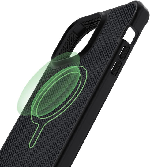 Itskins Ballistic R Nylon Protective Phone Case for iPhone 14 Pro Max - Slim Hybrid, Heavy Duty Shockproof Cover