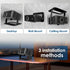 SMBLCE 360 1/4" Projector Mount - Adjustable Desktop, Ceiling, and Wall Mount - Universal Screw Hole for Easy