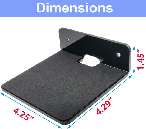 SHTCSZBA Small Floating Shelf Bluetooth Speaker Mount, Anti Slip Speaker Stand for Cameras, Baby Monitors, Cell Phone