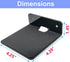SHTCSZBA Small Floating Shelf Bluetooth Speaker Mount, Anti Slip Speaker Stand for Cameras, Baby Monitors, Cell Phone