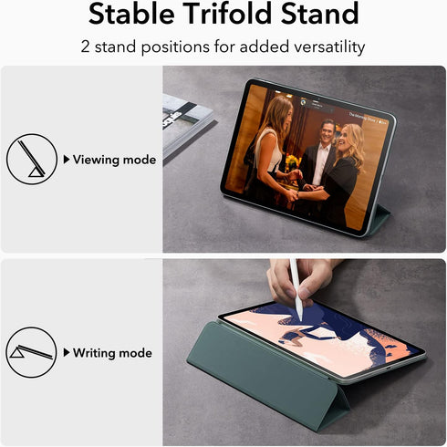 ESR iPad(A16) 11th/10th Case(2025/2022,10.9 Inch), for Generation Convenient Magnetic Attachment, Two-Way Trifold