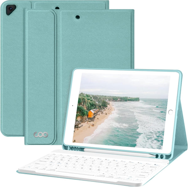 iPad 9th Gen 2021 Case with Keyboard 10.2 inch, for iPad 8th Gen 2020/7th Gen 2019/Air 3/Pro 10.5, Detachable Wireless