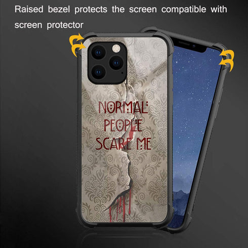 CARLOCA iPhone 12 Pro Case: American Horror Story Graphic Design, Shockproof Anti-Scratch Hard Back Case for iPhone