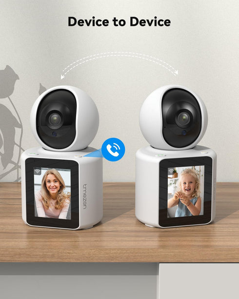 TMEZON Video Pet Dog Camera, Indoor Two Way Wireless Security Camera Monitor 1080P with Phone App, Motion Detection,