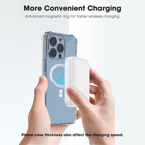Magnetic Ring for Phone Case 4pack, Universal Magnetic Ring Sticker Support Wireless Charging, Magnetic Adapter Ring