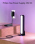 Replacement Philips Hue Power Supply 24V DC Plug for Hue Play Bar, Light Strip Plus, HDMI Sync Box, Light Bulb