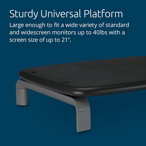 21 (K60087F) Kensington SmartFit Monitor Stand for up to screens - Gray