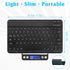 Ultra-Slim Bluetooth Rechargeable Keyboard for BLU M8L 2022 and All Bluetooth Enabled iPads, iPhones, Android Tablets