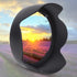 2PCS Camera Lens Hood EW-83H for Canon EF 24-105mm f/4L is USM Lens, Black Plastic Mount