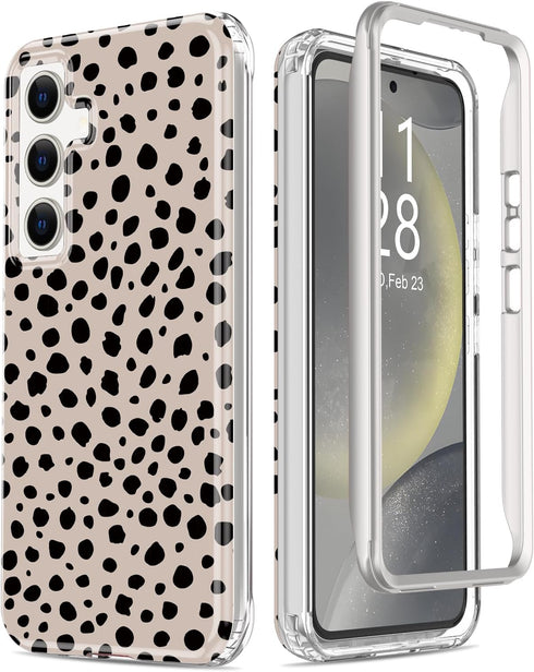MERRO Case for Samsung Galaxy S24 Plus, Ultimate Durable Cover, Stylish Protective Phone Case 6.2" Elegant Cheetah